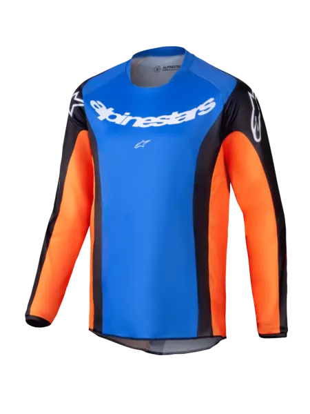 2025 Alpinestars Youth Racer Melt Jersey Orange Blue