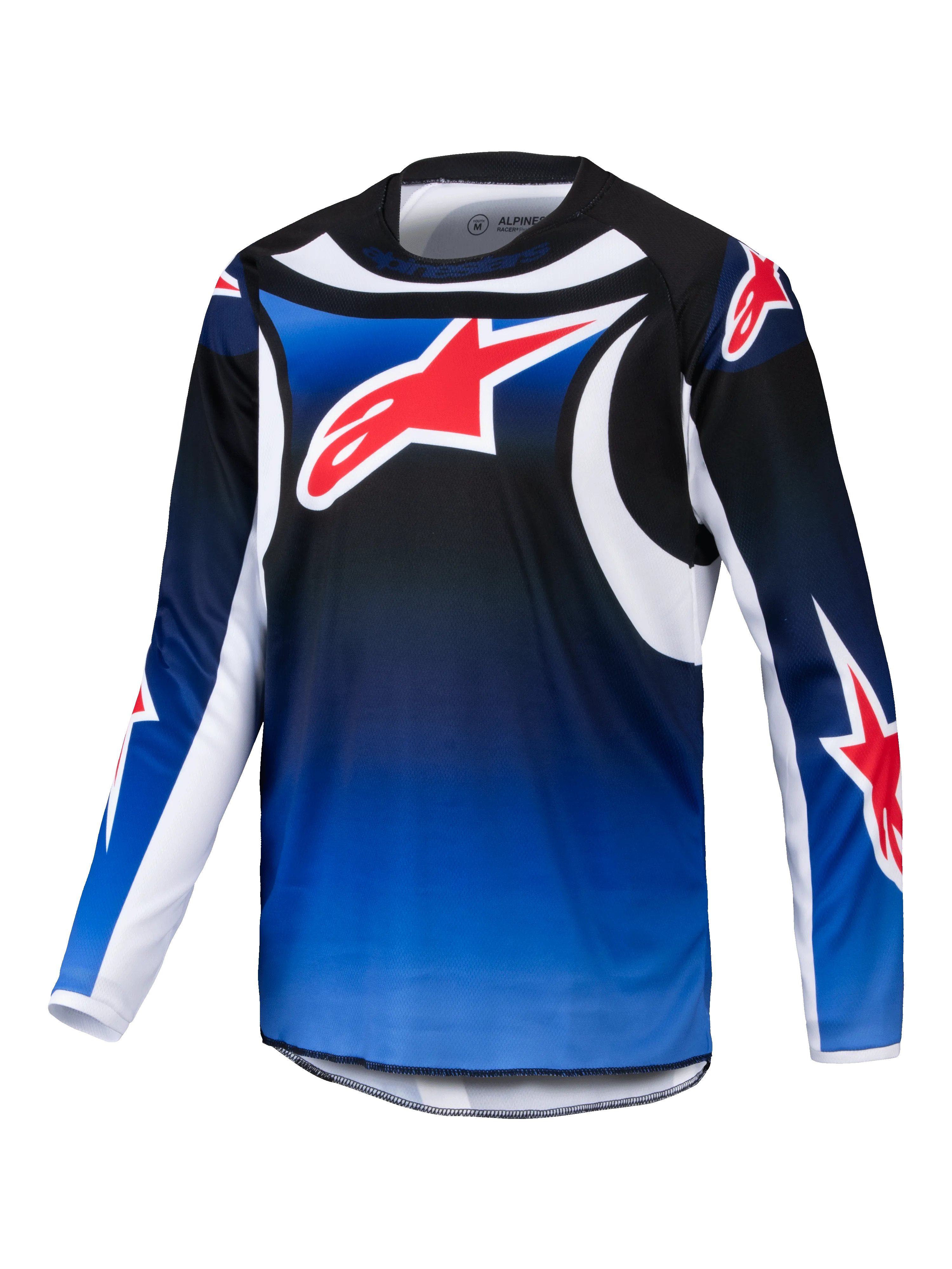 2025 Alpinestars Youth Racer Wurx Jersey Blue Black