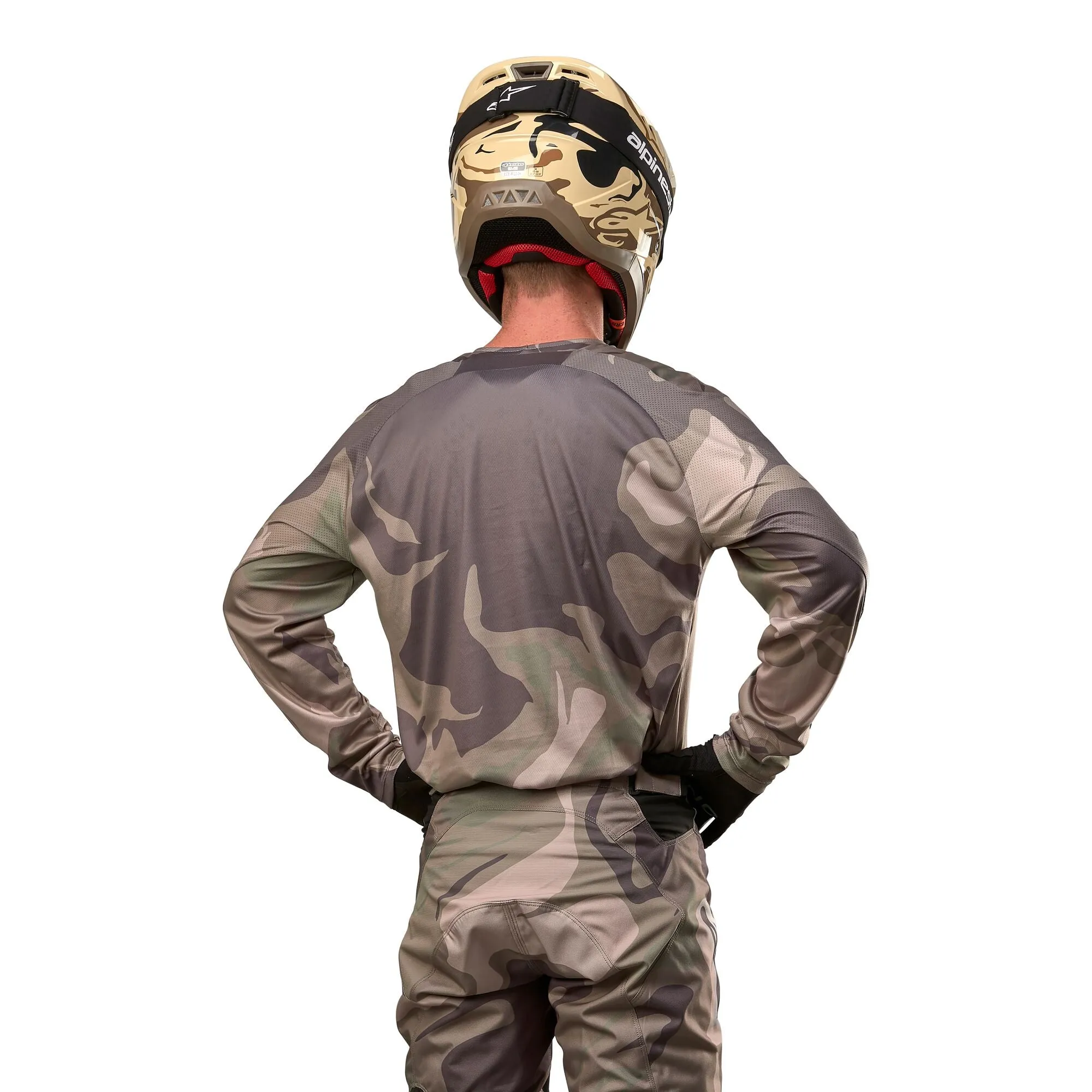 Alpinestars Racer Tactical Military Green Camo Brown Jersey