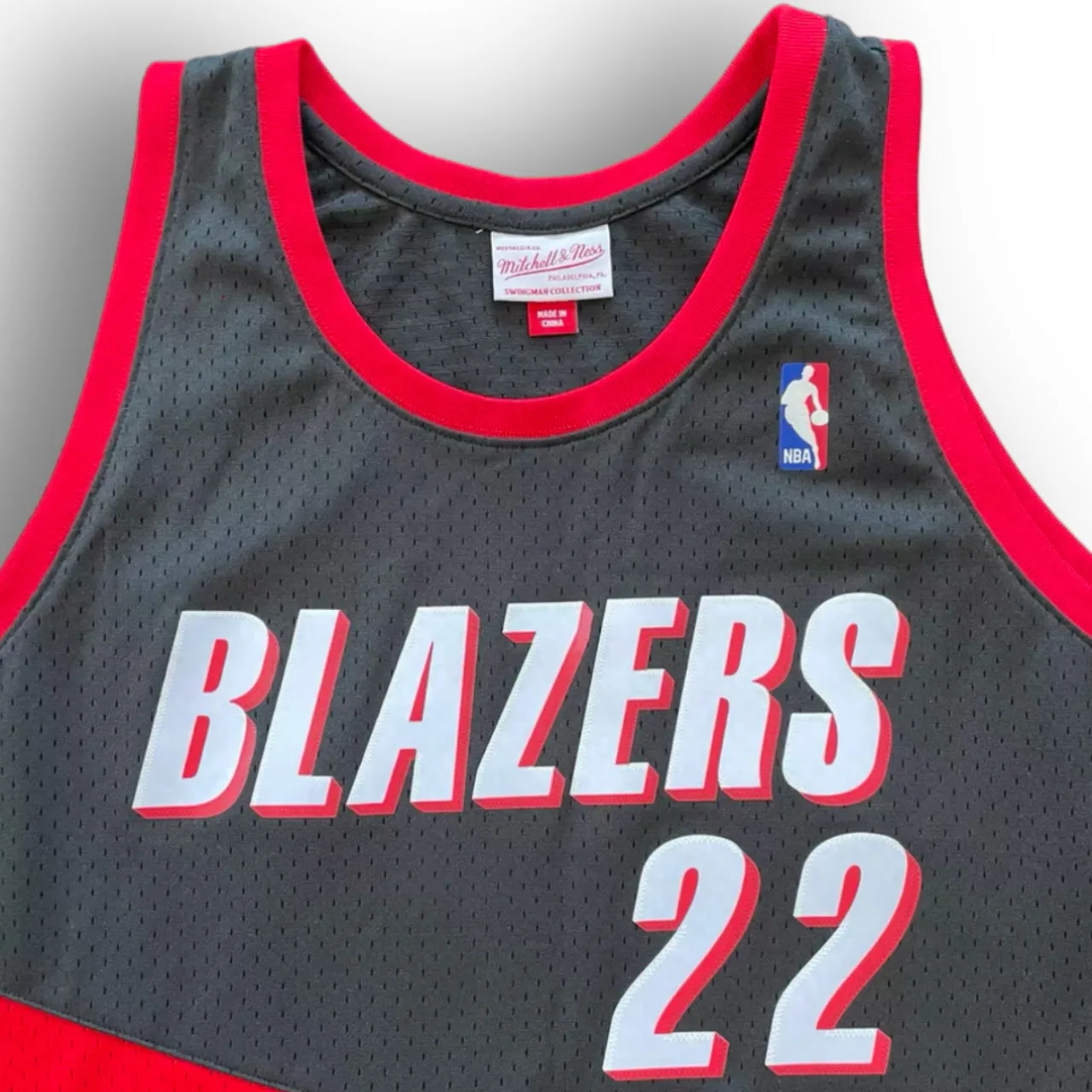 Clyde Drexler 1991-1992 Portland Trail Blazers Away Mitchell & Ness Swingman Jersey - Black