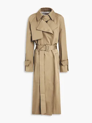 Cotton-gabardine trench coat