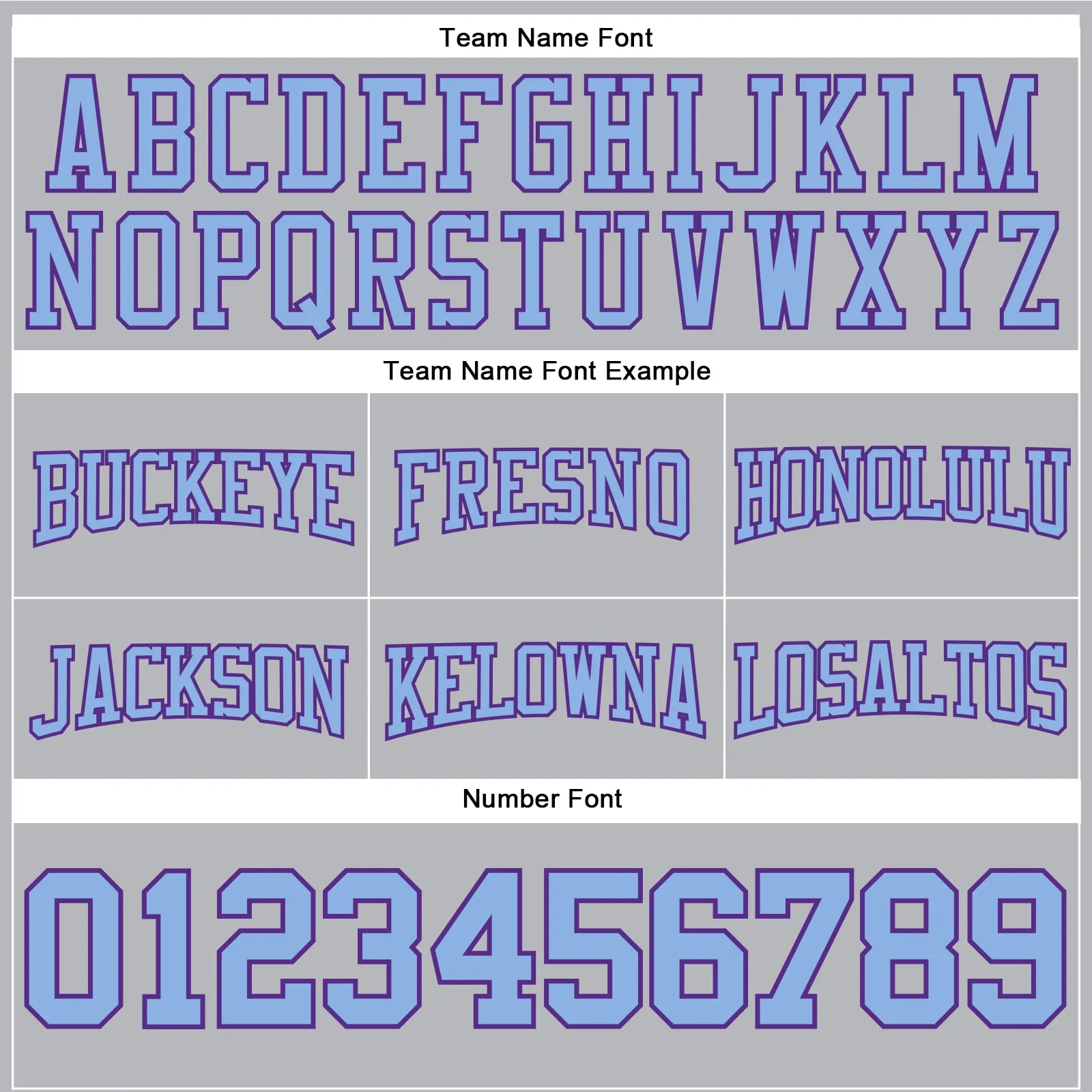 Custom Stitched Gray Light Blue-Purple Football Pullover Sweatshirt Hoodie