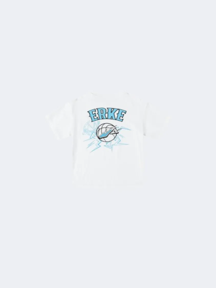 Erke  Little-Boys Lifestyle Neck T-Shirt White