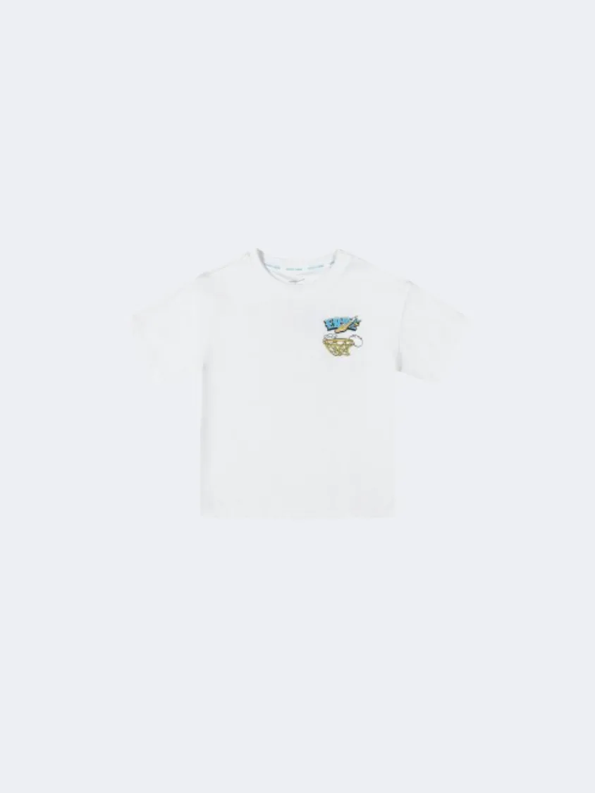 Erke  Little-Boys Lifestyle Neck T-Shirt White