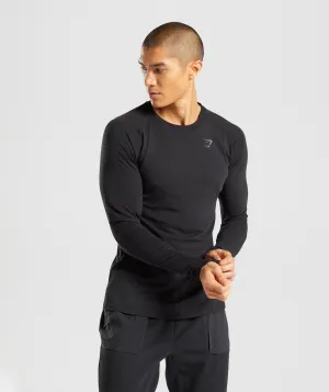 Gymshark Venture Long Sleeve T-Shirt - Black