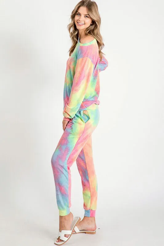 Hailey Tie-Dye Loungewear Set