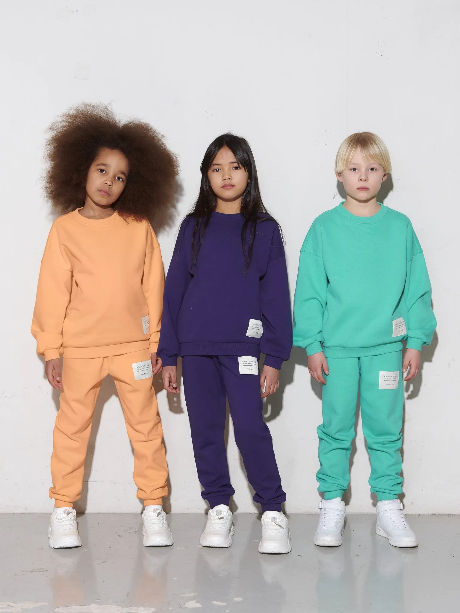 Kids' Superpower Sweatpants Papaya