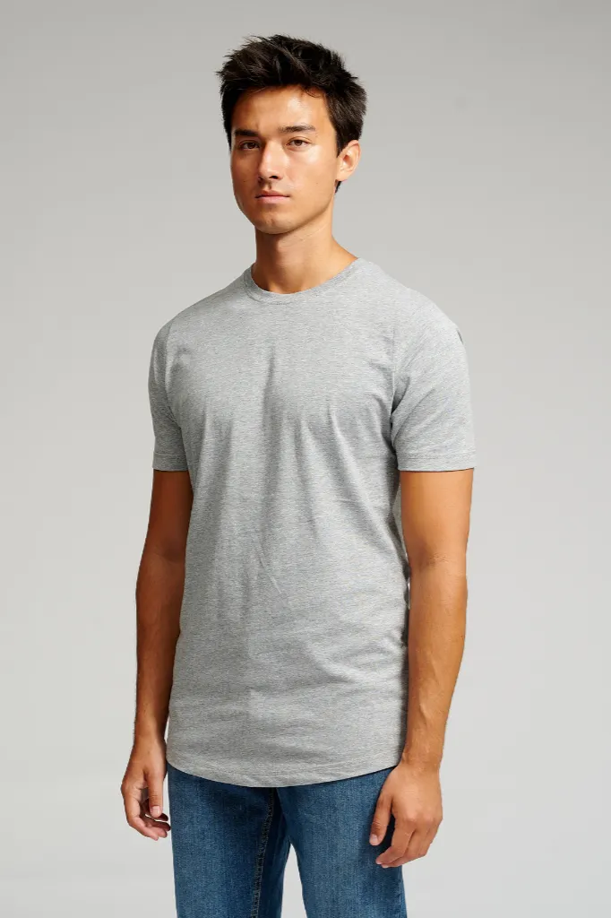 Long T-shirt - Grey Melange