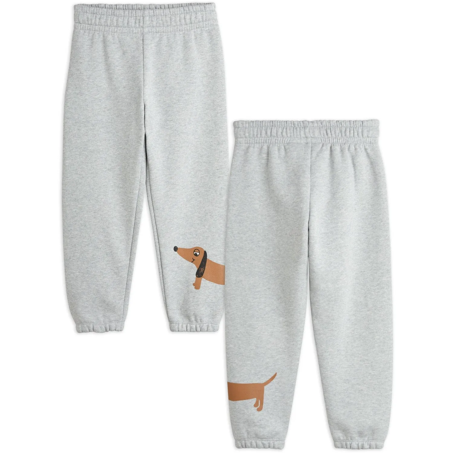 Mini Rodini Grey Melange Dog Sp Sweatpants