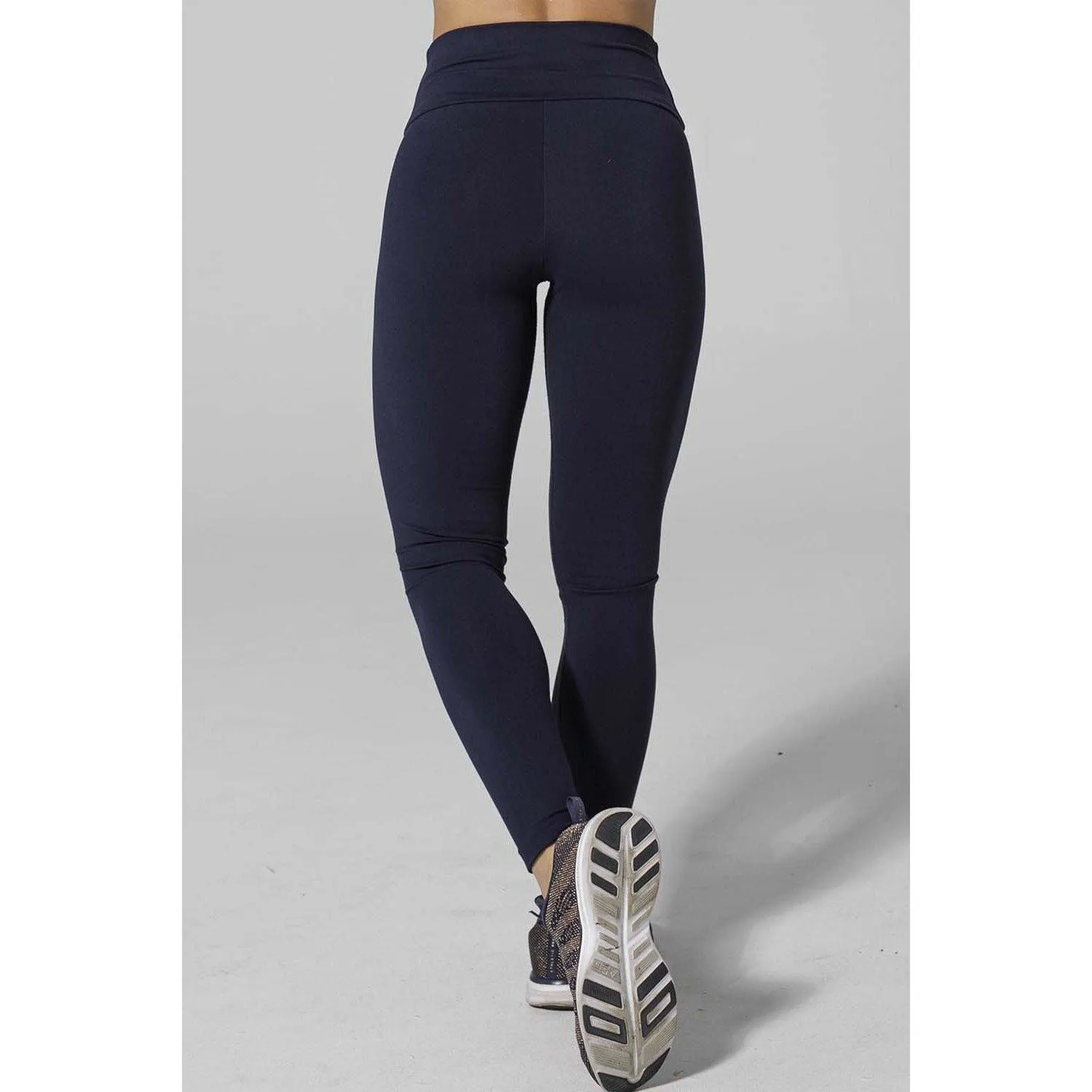 Navy with Celery Trim Path Maker Legging