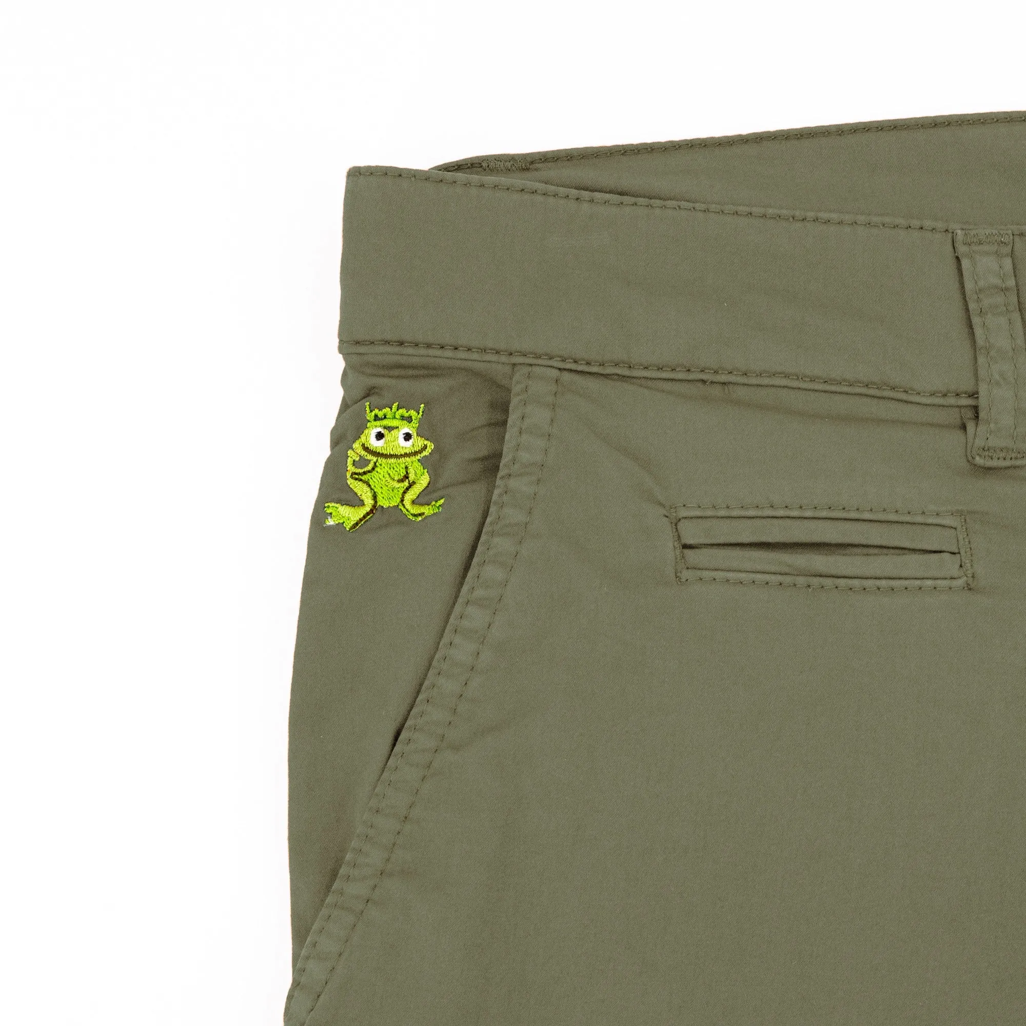 Olive FROG Chino Shorts