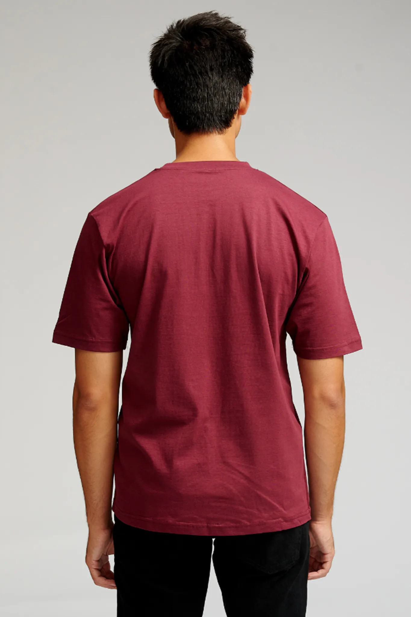 Oversized T-shirt - Burgundy