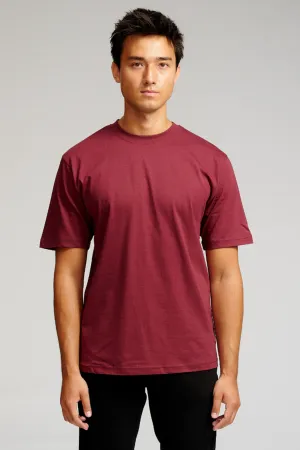 Oversized T-shirt - Burgundy