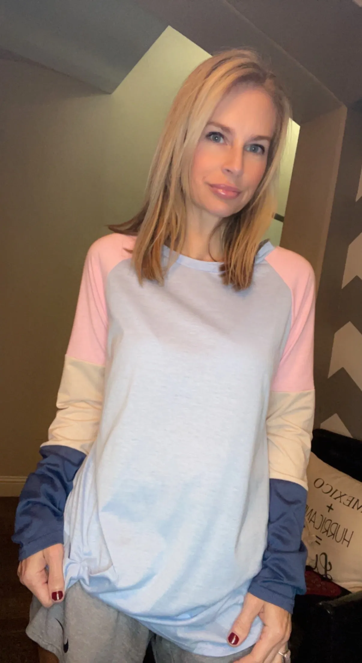 Pastel Colorblock Rachel Top