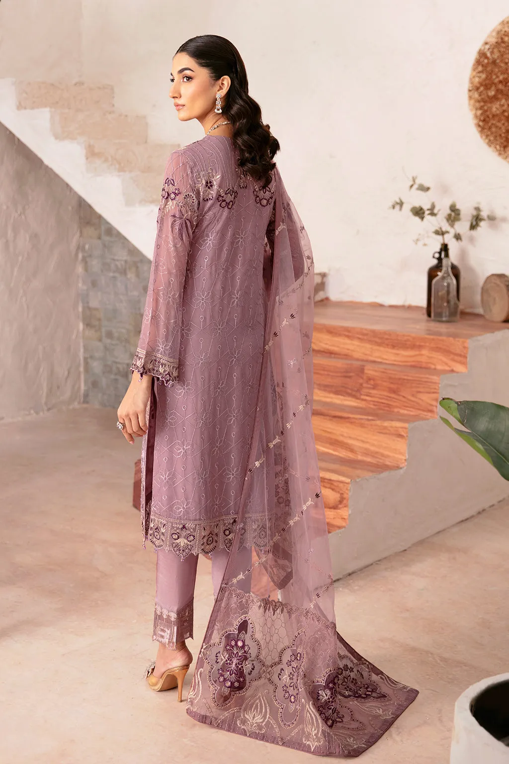 Ramsha Rangoon Chiffon Formals – D-1208