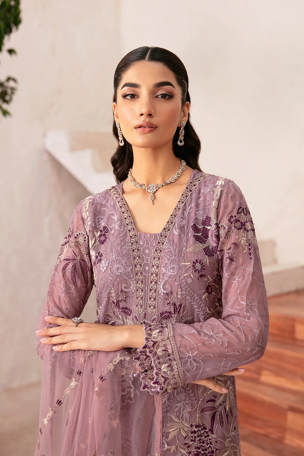 Ramsha Rangoon Chiffon Formals – D-1208