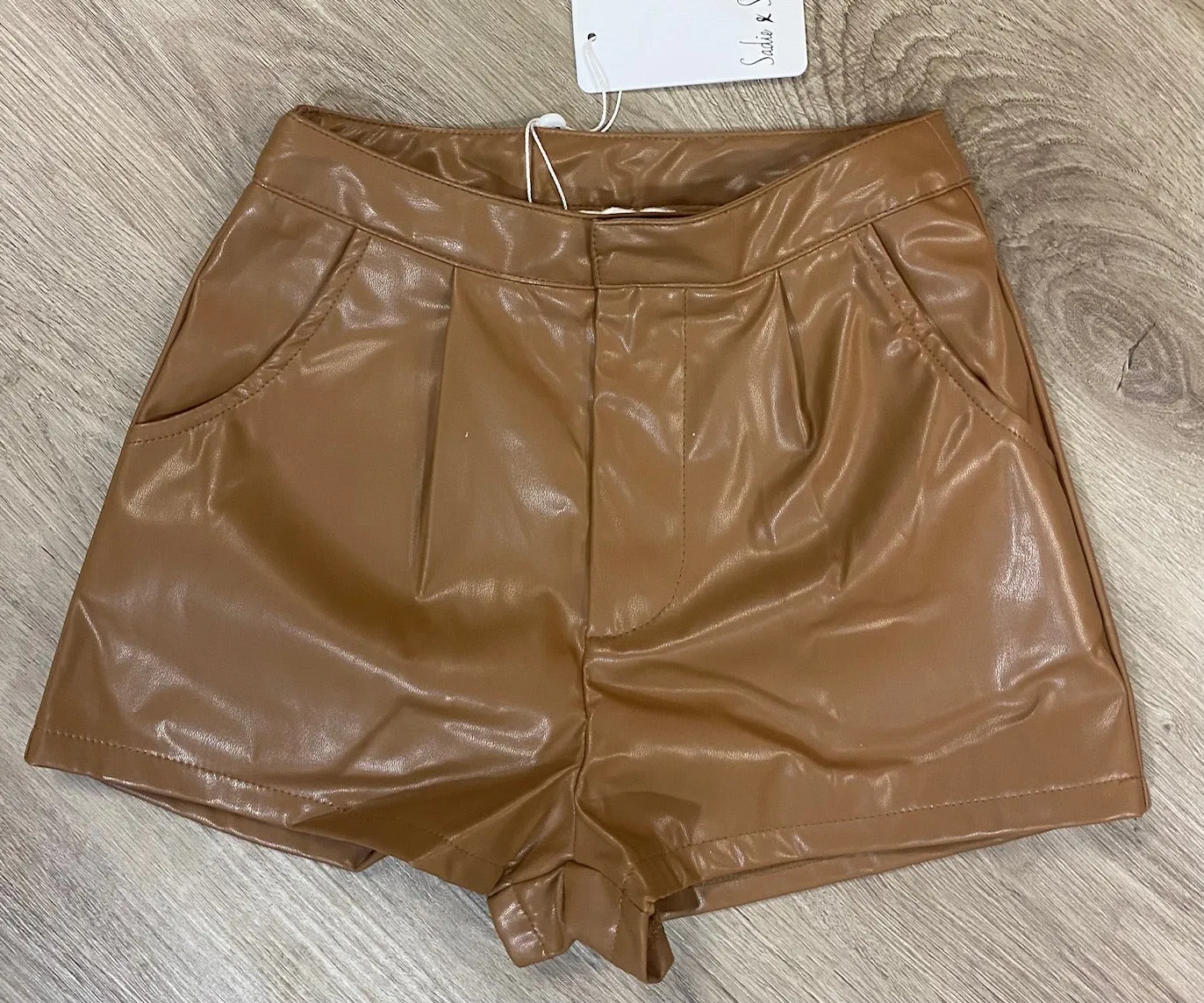 Rodeo Vegan Leather Shorts