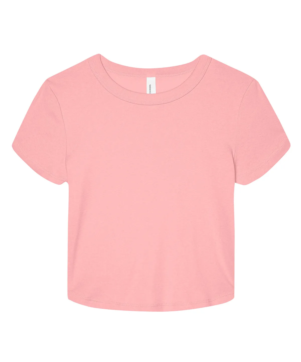 Solid Pink Blend - Women’s micro rib baby t-shirt