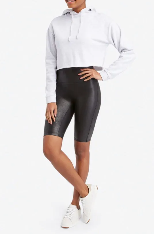 SPANX Faux Leather Bike Shorts