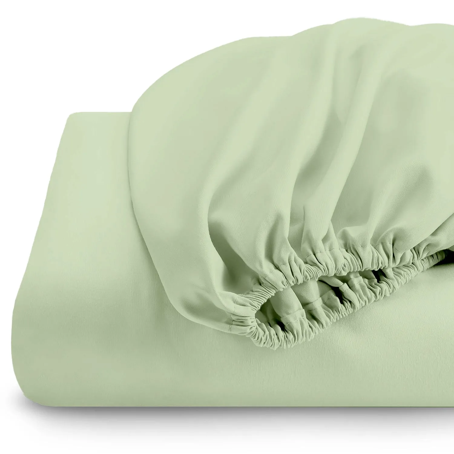 Super Soft Fitted sheet 160x200 30 CM - Mint Green