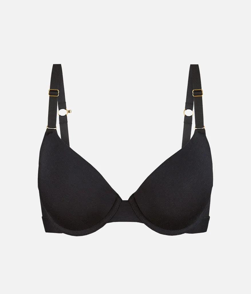 The All-Day T-Shirt Bra: Jet Black