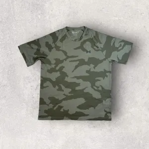 UNDER ARMOUR JACQUARD T-SHIRT 
- KHAKI