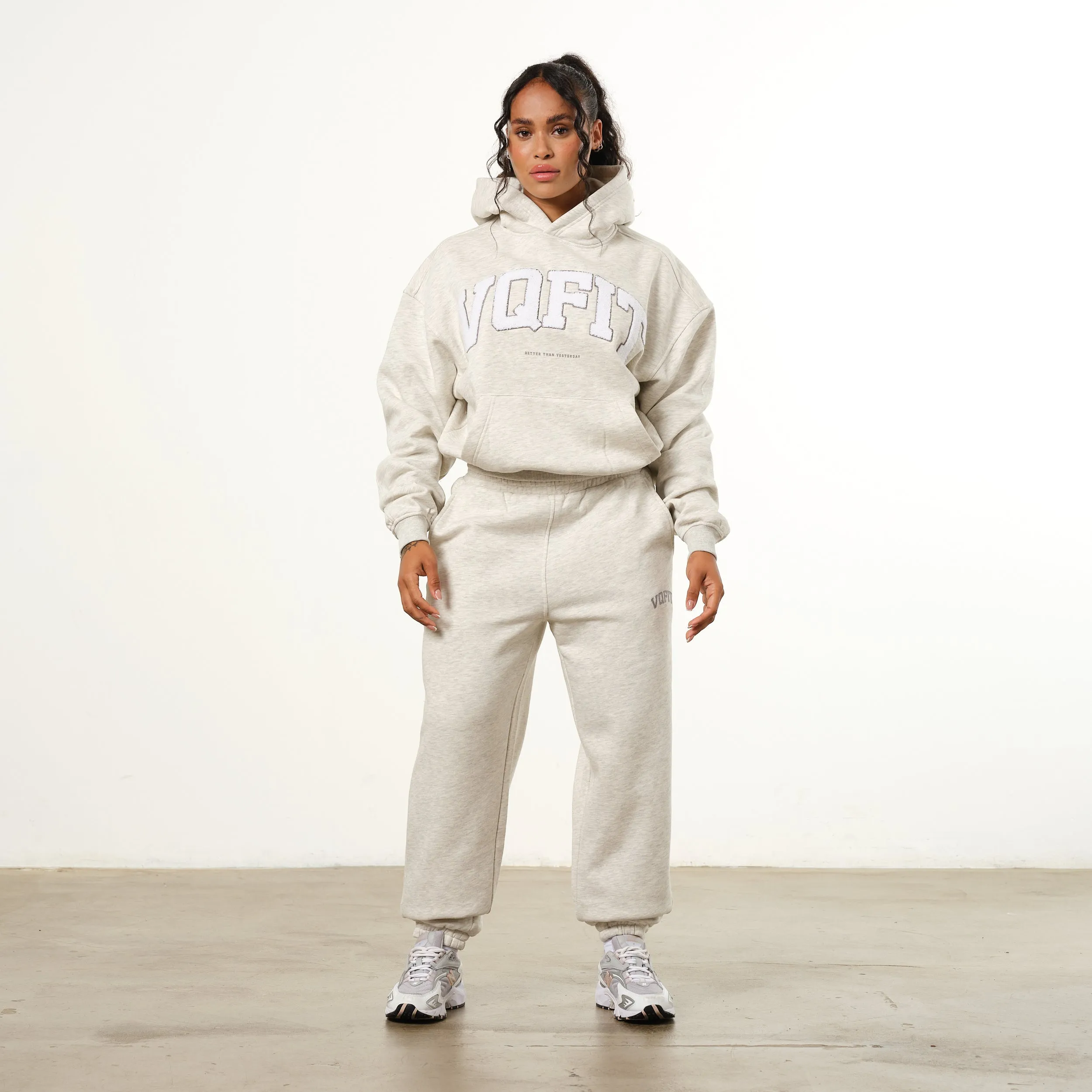 Vanquish Oat Marl VQFIT Oversized Sweatpants