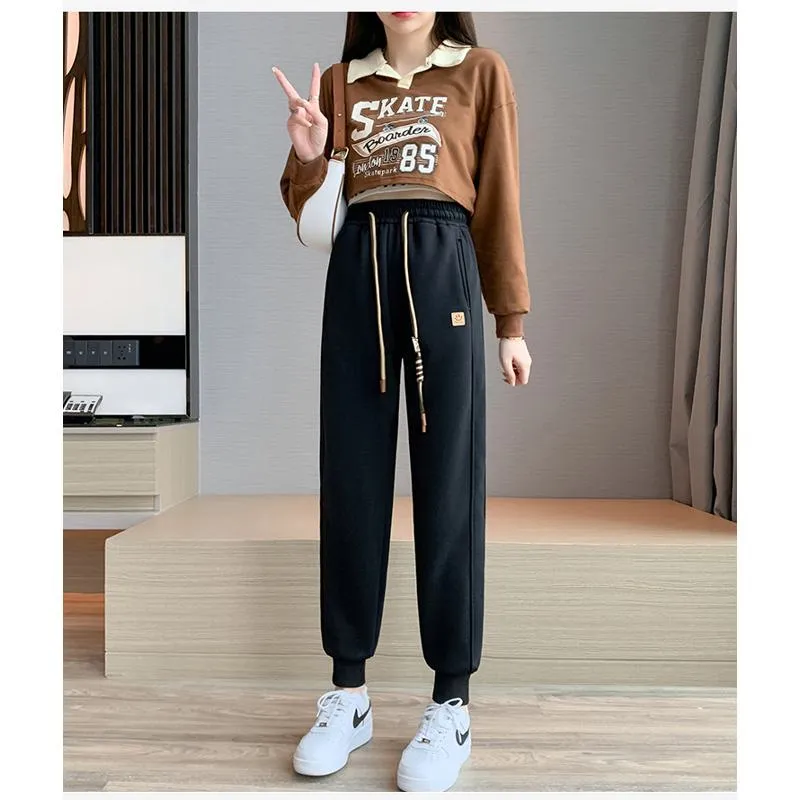 Versatile Plus Slimming Loose Fit Sports Sweatpants