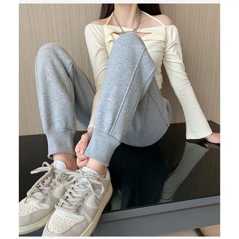 Versatile Plus Slimming Loose Fit Sports Sweatpants