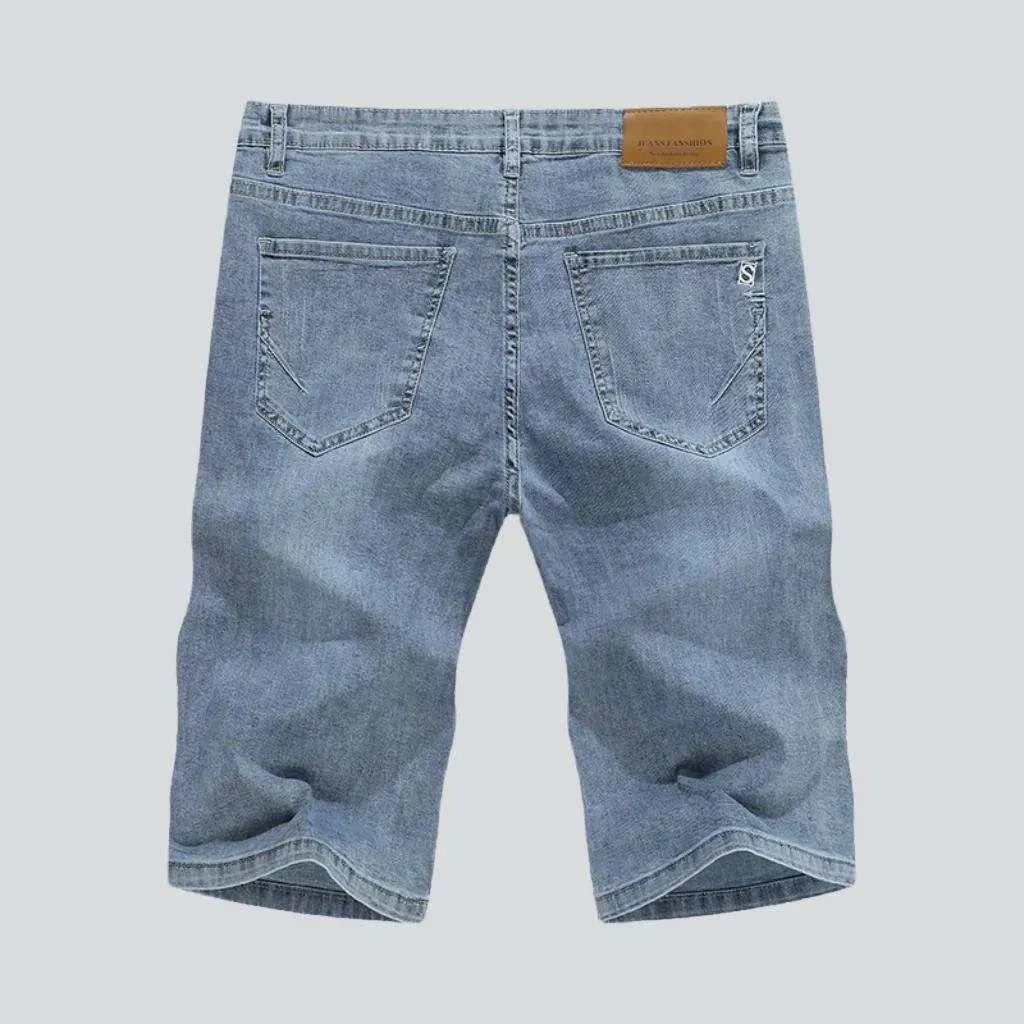 Vintage blue men's denim shorts