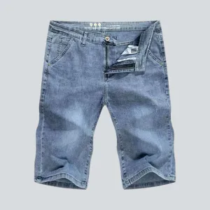 Vintage blue men's denim shorts