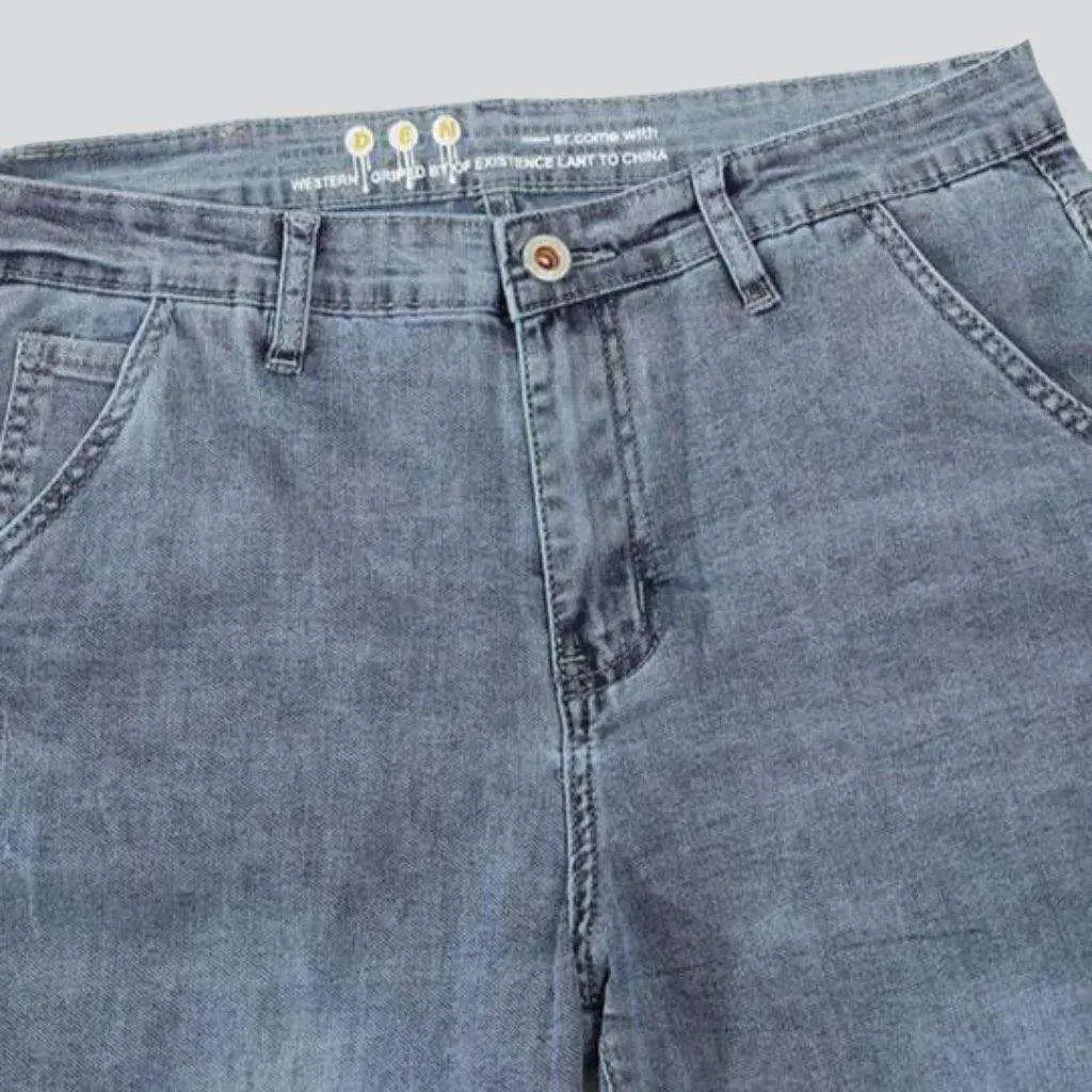 Vintage blue men's denim shorts