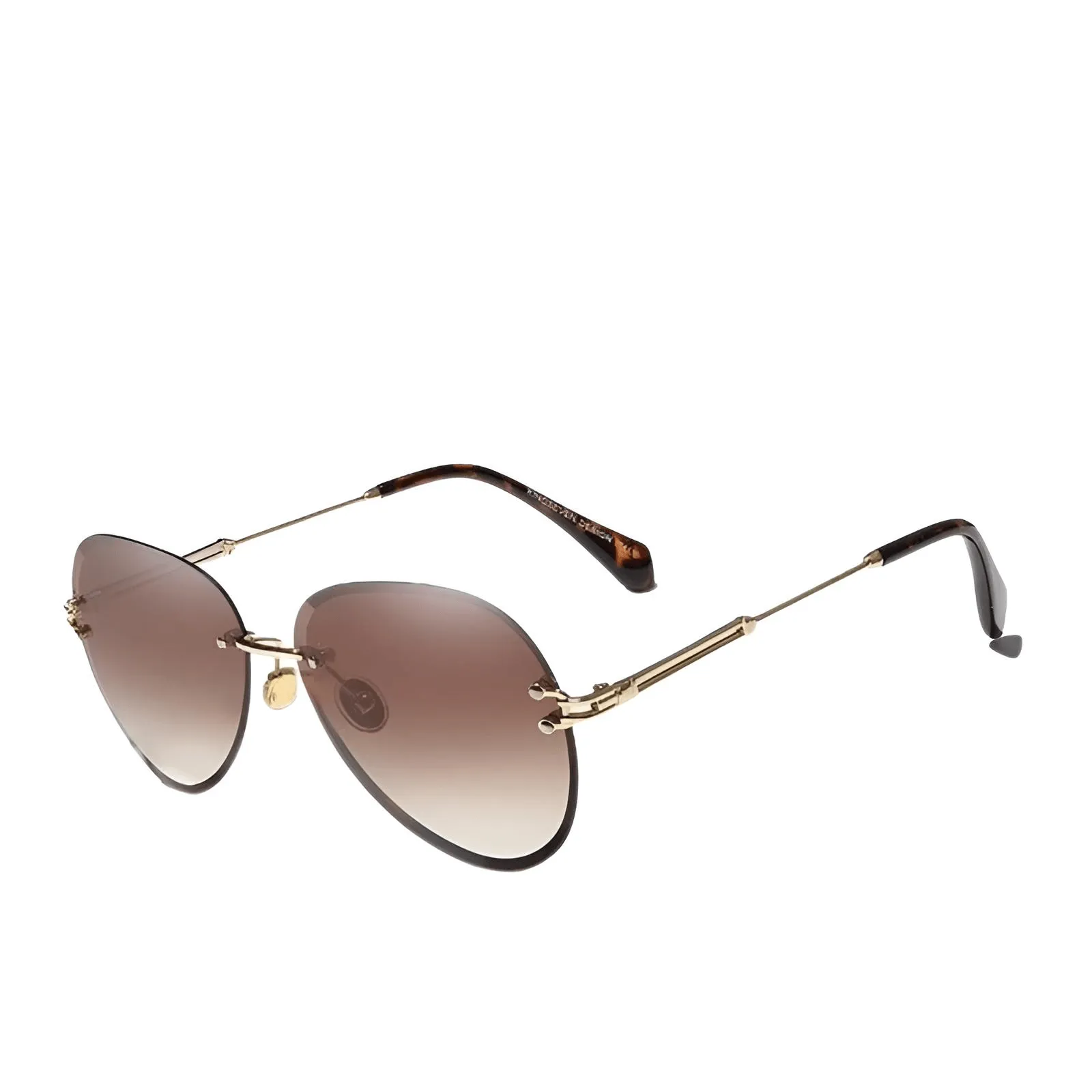 Women's Gradient Rimless Sunglasses