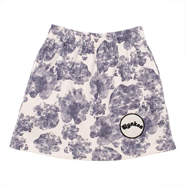 WYNKEN MILK/SOFT NAVY CUMULO TRACK SKIRT